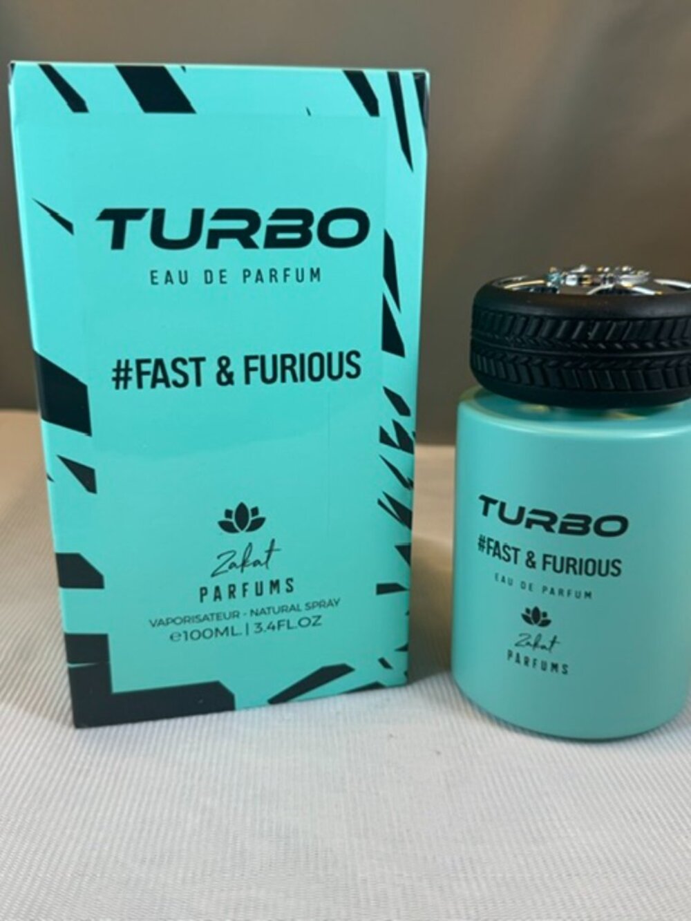 Zakat Parfums Turbo Fast & Furious Men's Eau De Parfum 3.4oz New Open Box $60